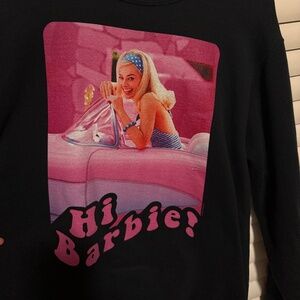 Black "Hi, Barbie" Sweatshirt